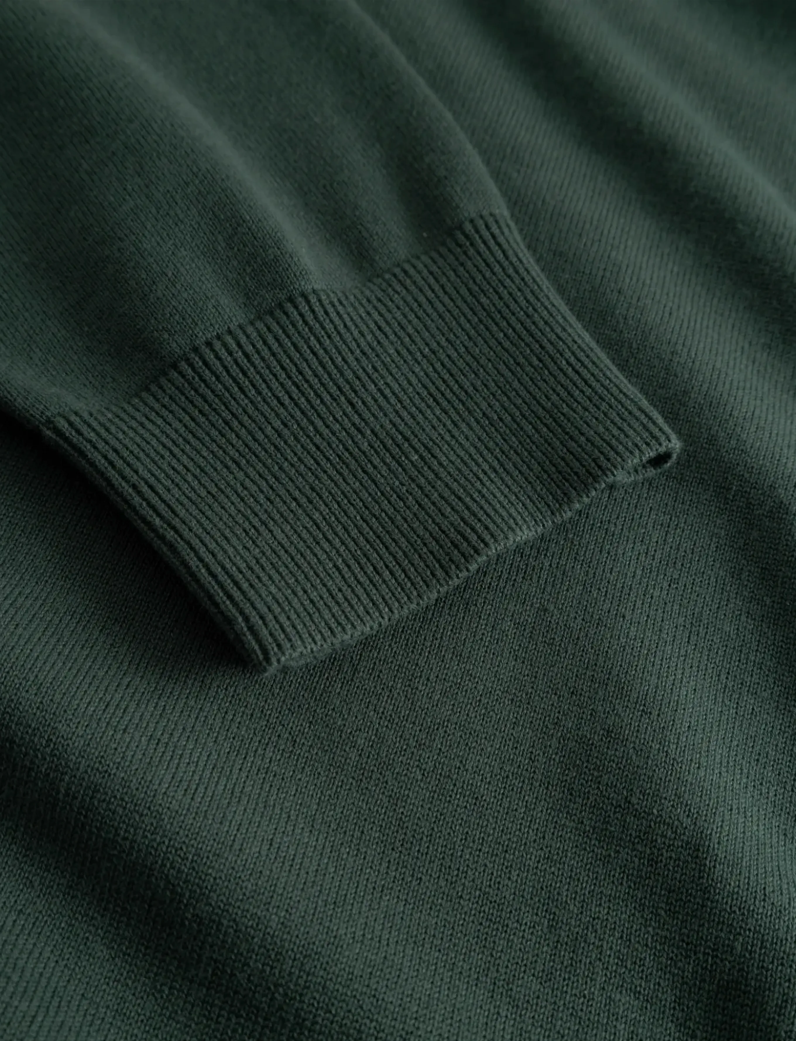 Woodbird - WBDom Gran Polo - långärmade stickade pikétröjor - pine green - 5