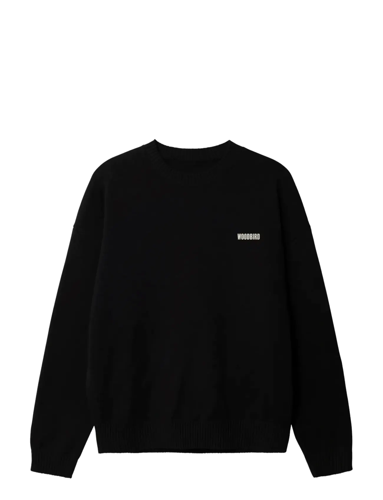 Woodbird WBKurt Lion Crew - Clothing - BLACK / black