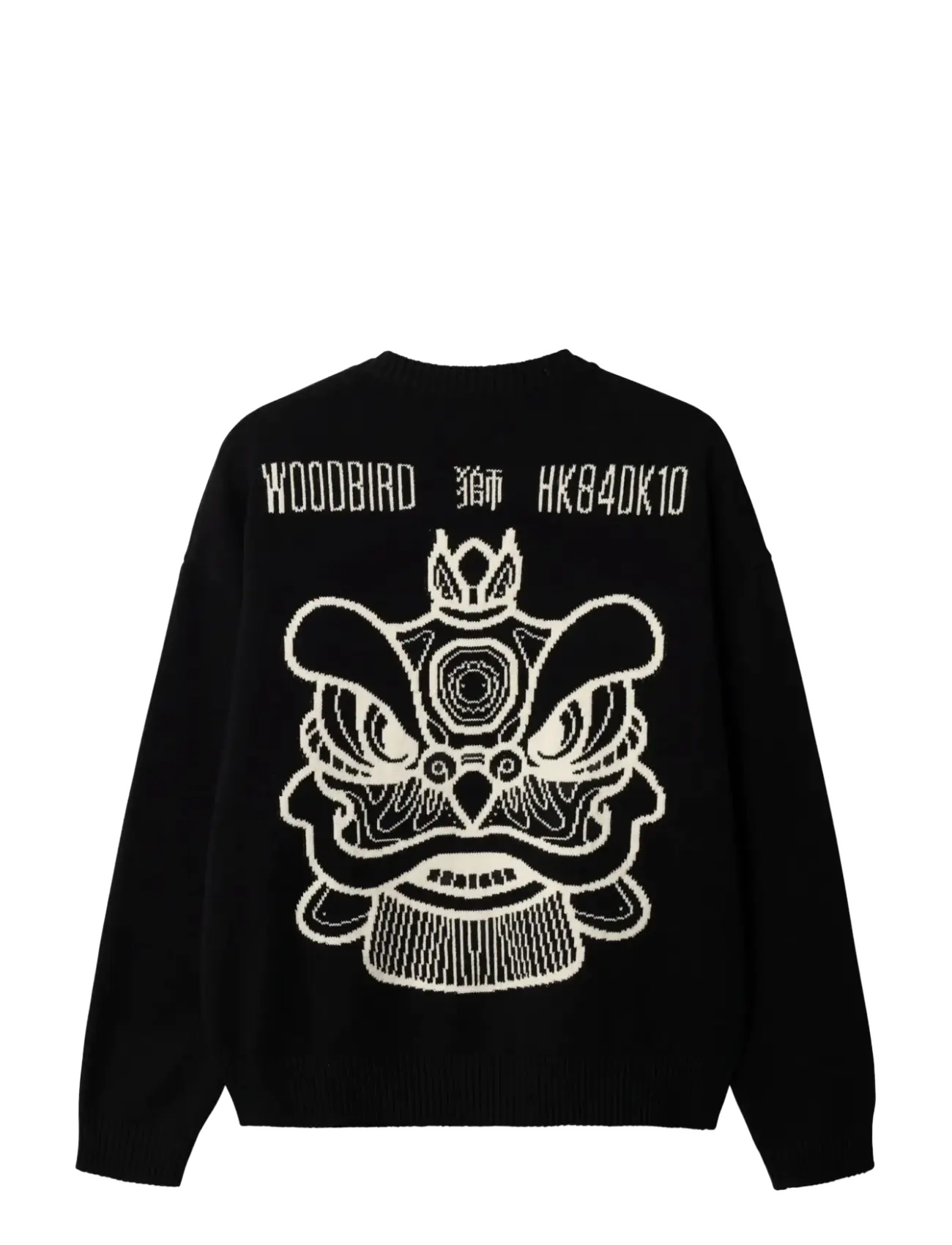 Woodbird - WBKurt Lion Crew - rundhals - black - 2