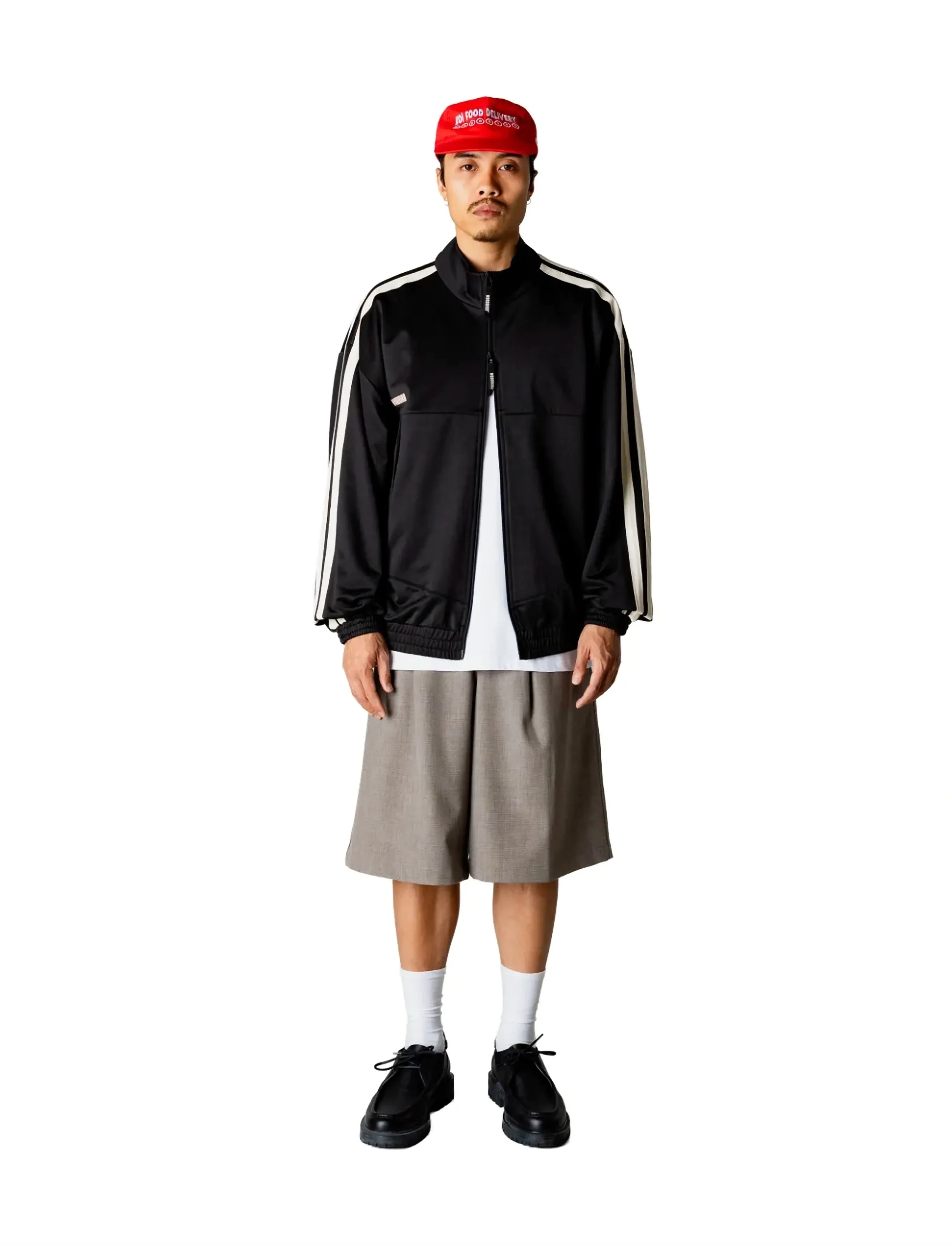 Woodbird WBChang Track Jacket - Clothing - BLACK / black