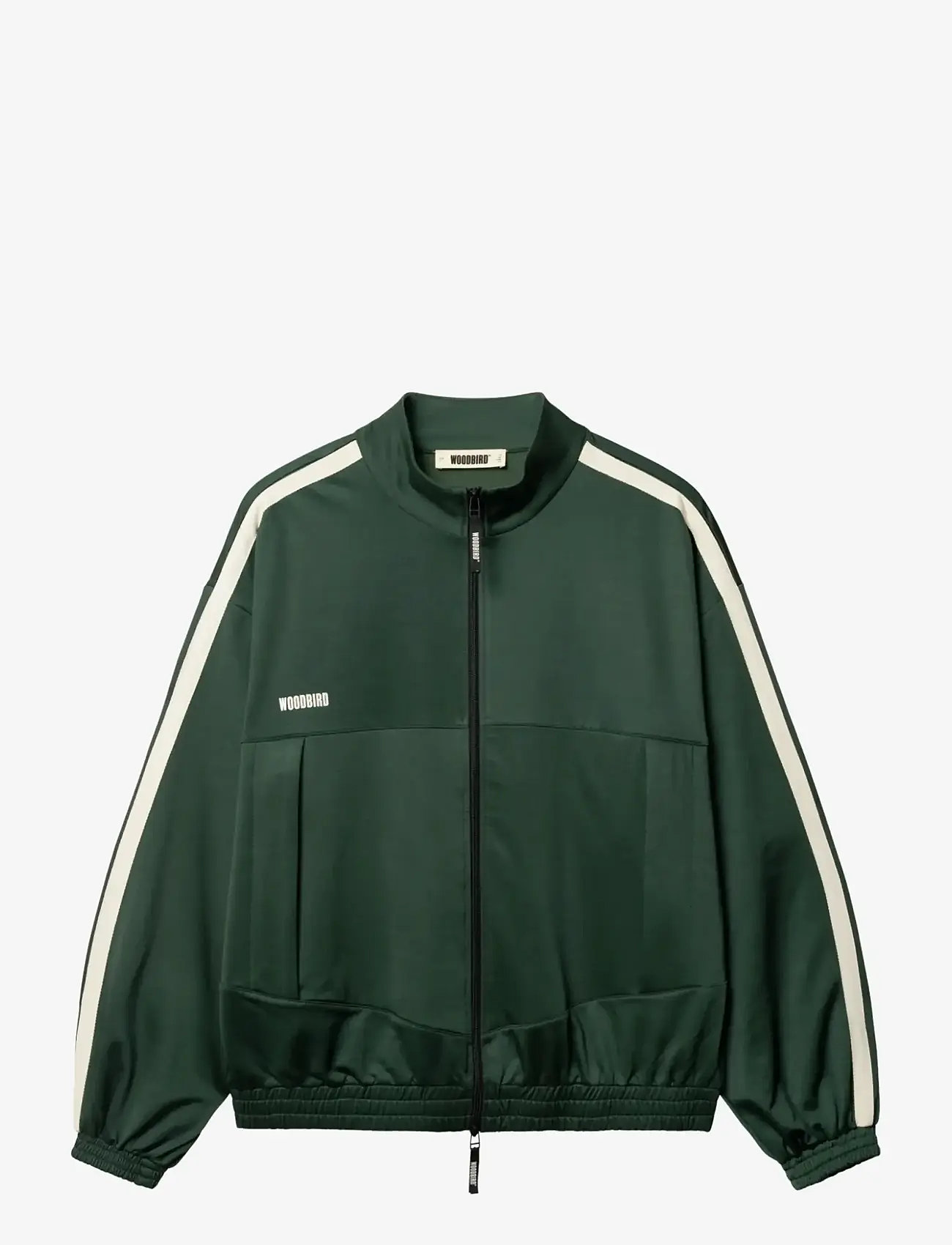 Woodbird - WBChang Track Jacket - sportjackor - pine green - 1