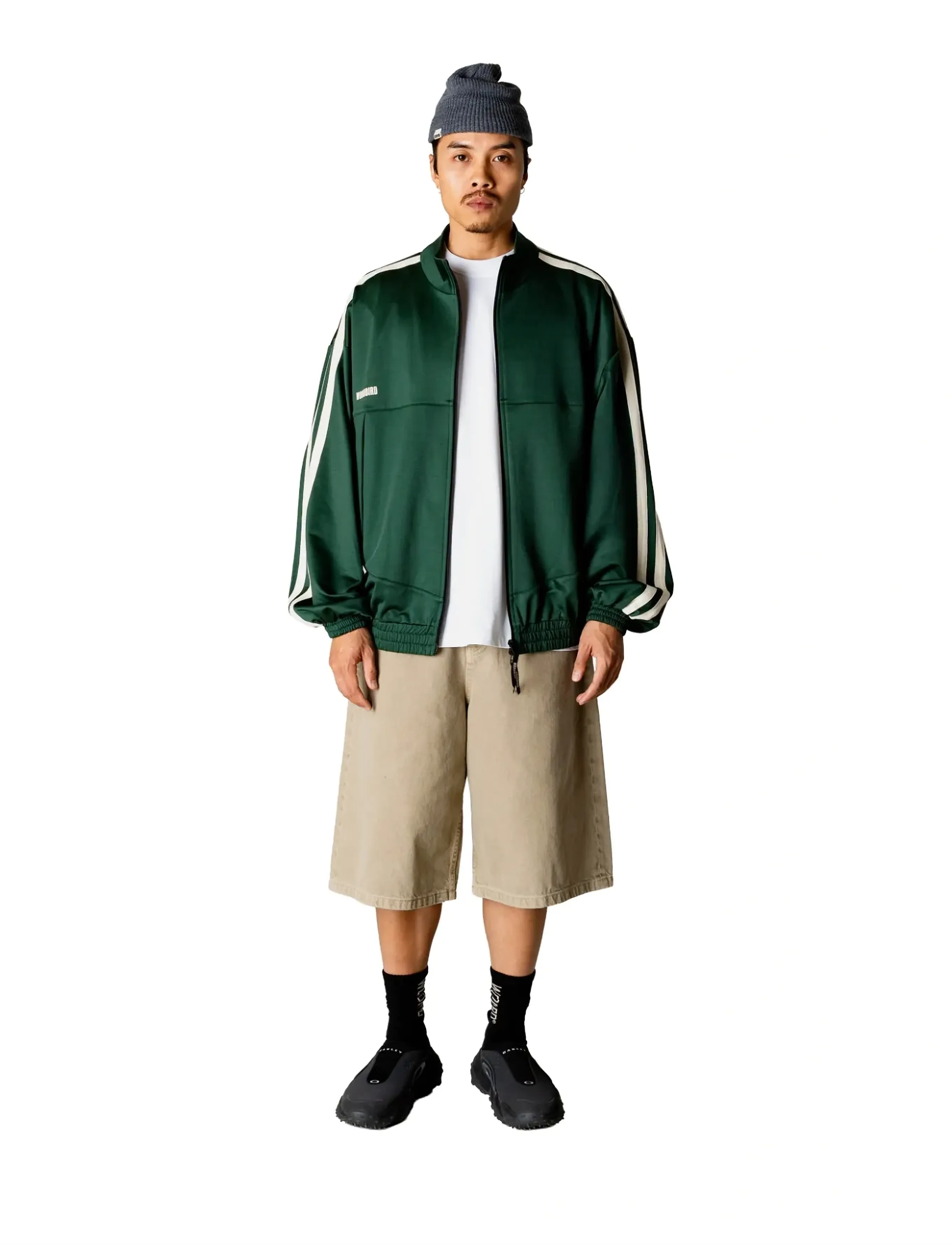 Woodbird WBChang Track Jacket - Ytterkläder - PINE GREEN / green