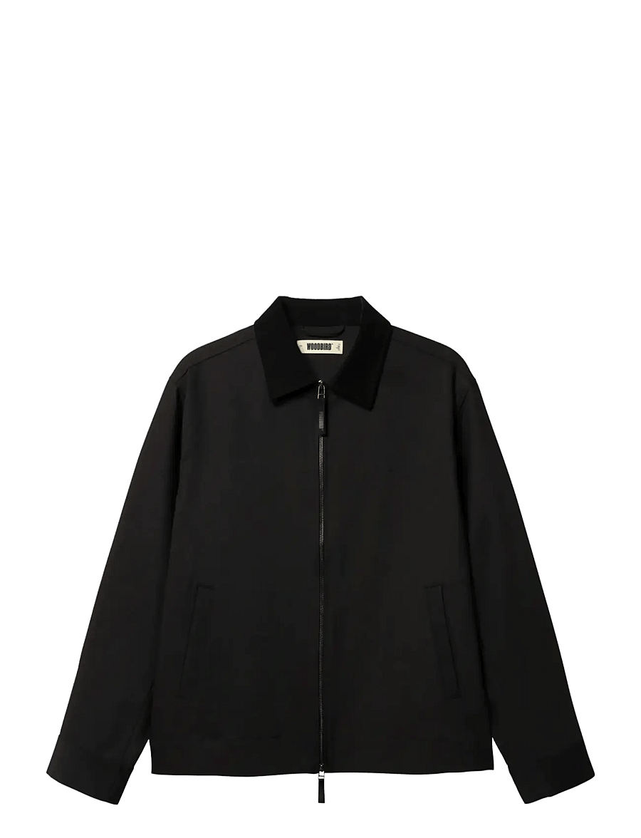 Woodbird - WBPon Guan Work Jacket - frühlingsjacken - black - 1
