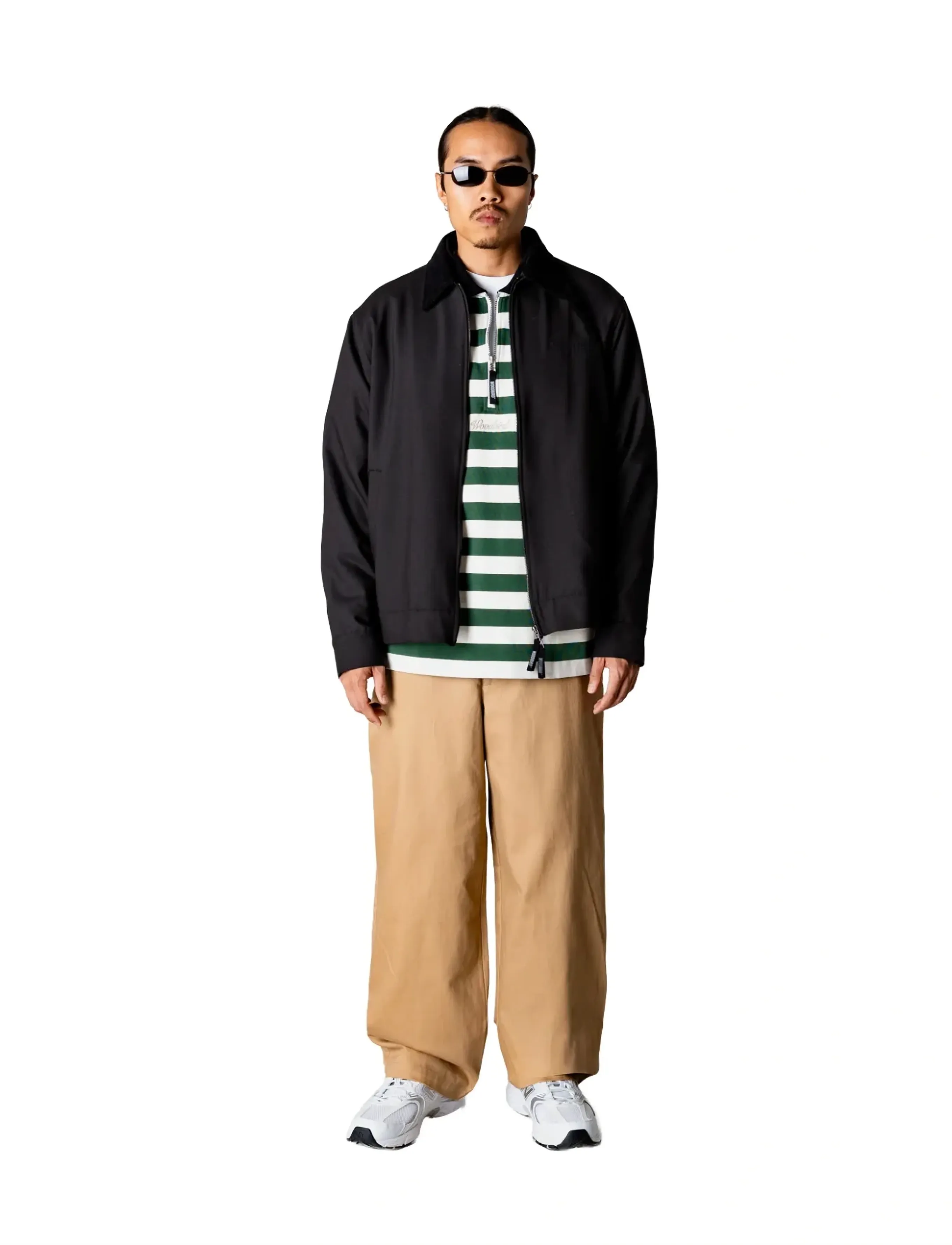 Woodbird WBPon Guan Work Jacket - Jacken - BLACK / black