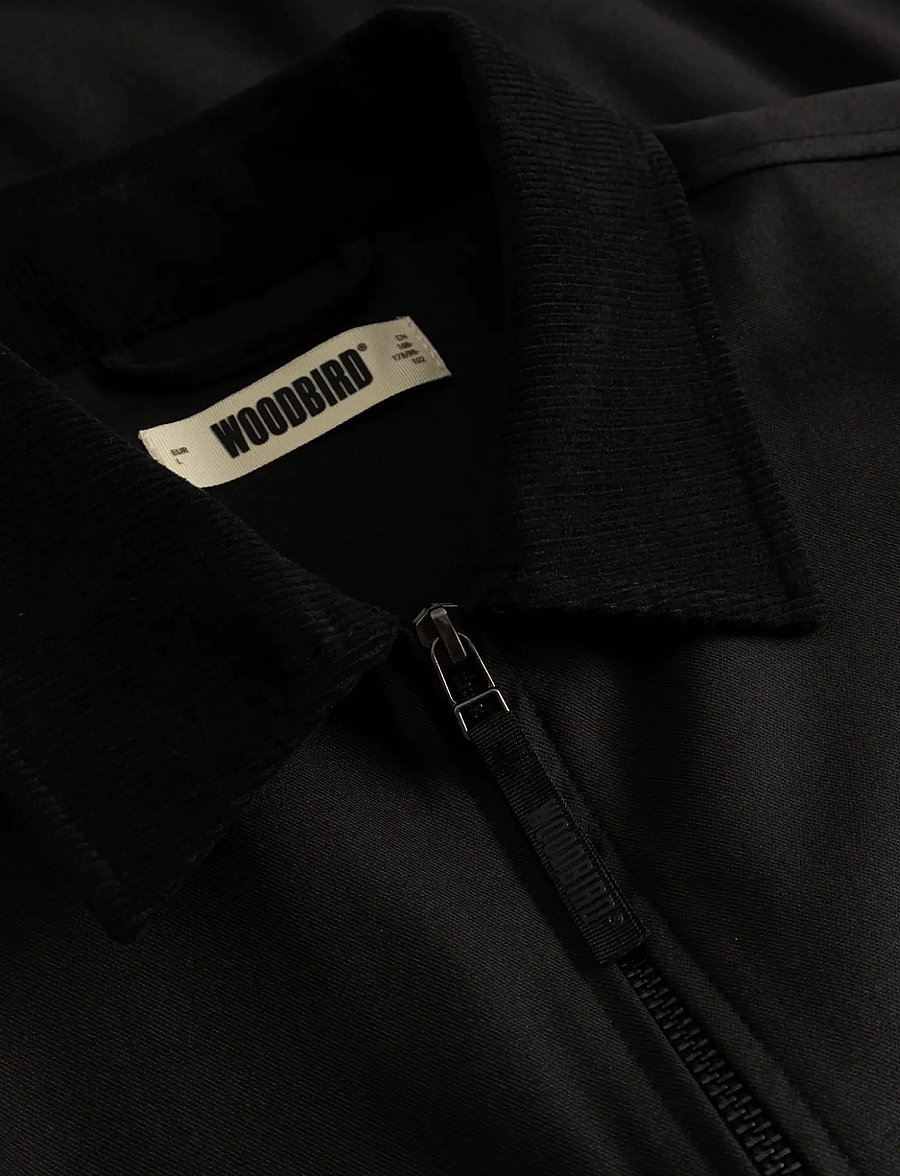 Woodbird - WBPon Guan Work Jacket - frühlingsjacken - black - 5