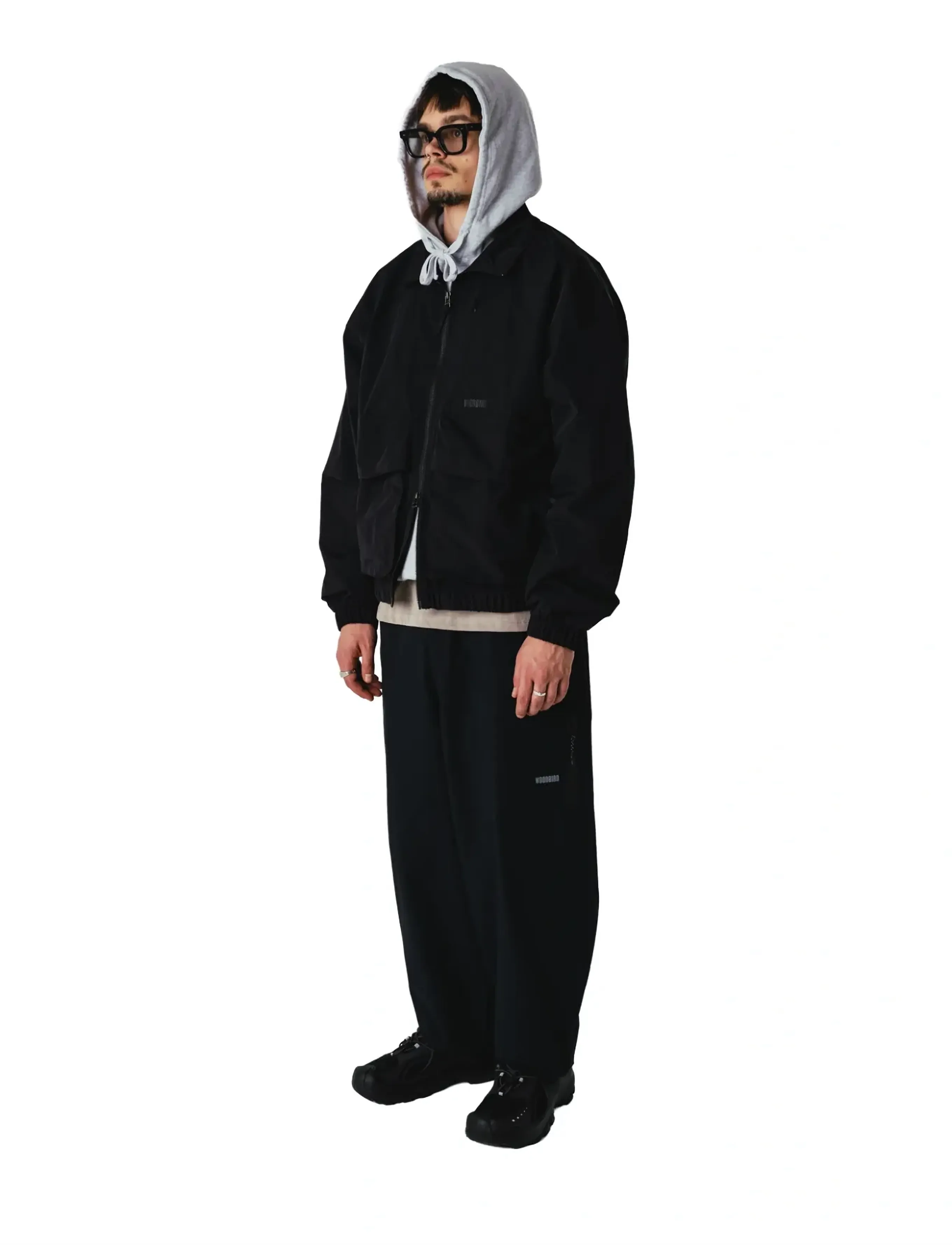 Woodbird - WBDim Cargo Jacket - spring jackets - black - 3