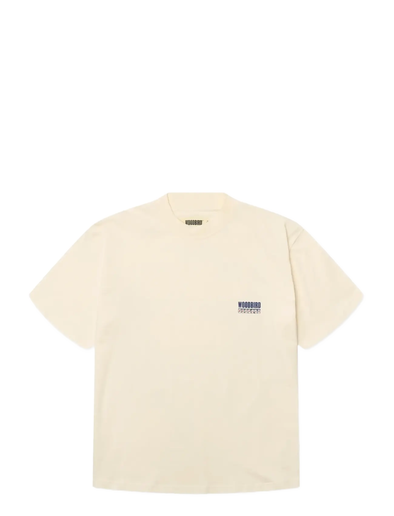 Woodbird WBBalo Cart Tee - Näytä kaikki - OFF WHITE / beige