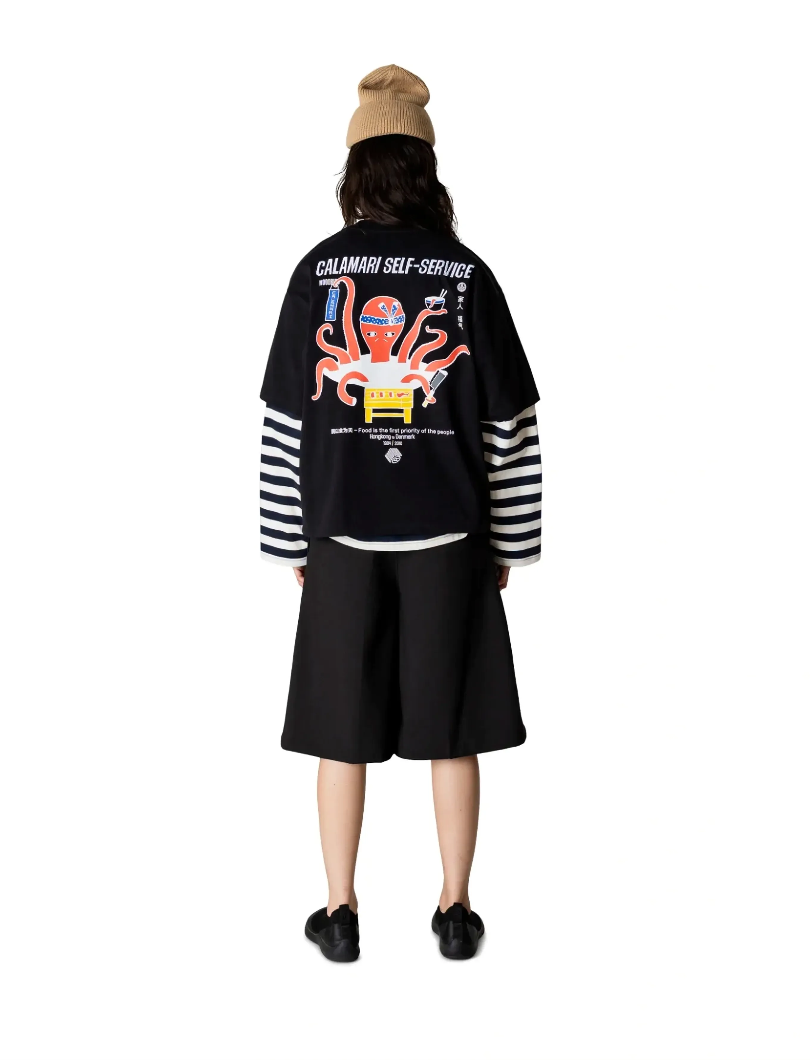 Woodbird - WBJuno Octo Tee - t-shirts - black - 4