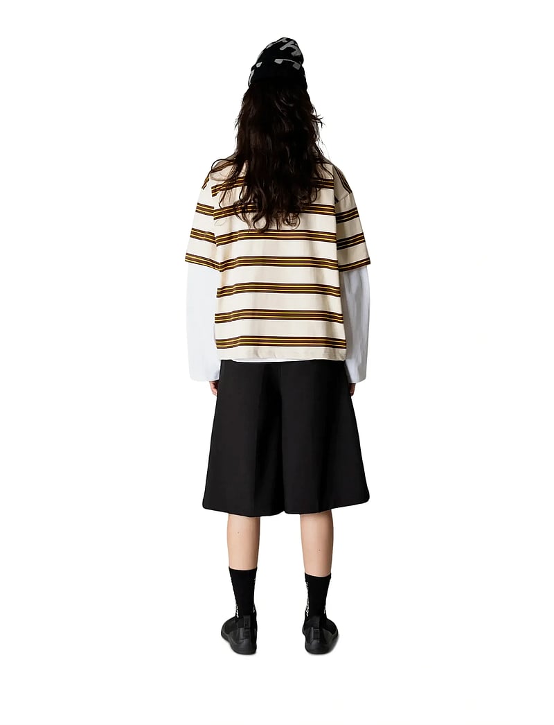 Woodbird - WBNiro SS Zip Polo - pikeepaidat - brown-off white - 4