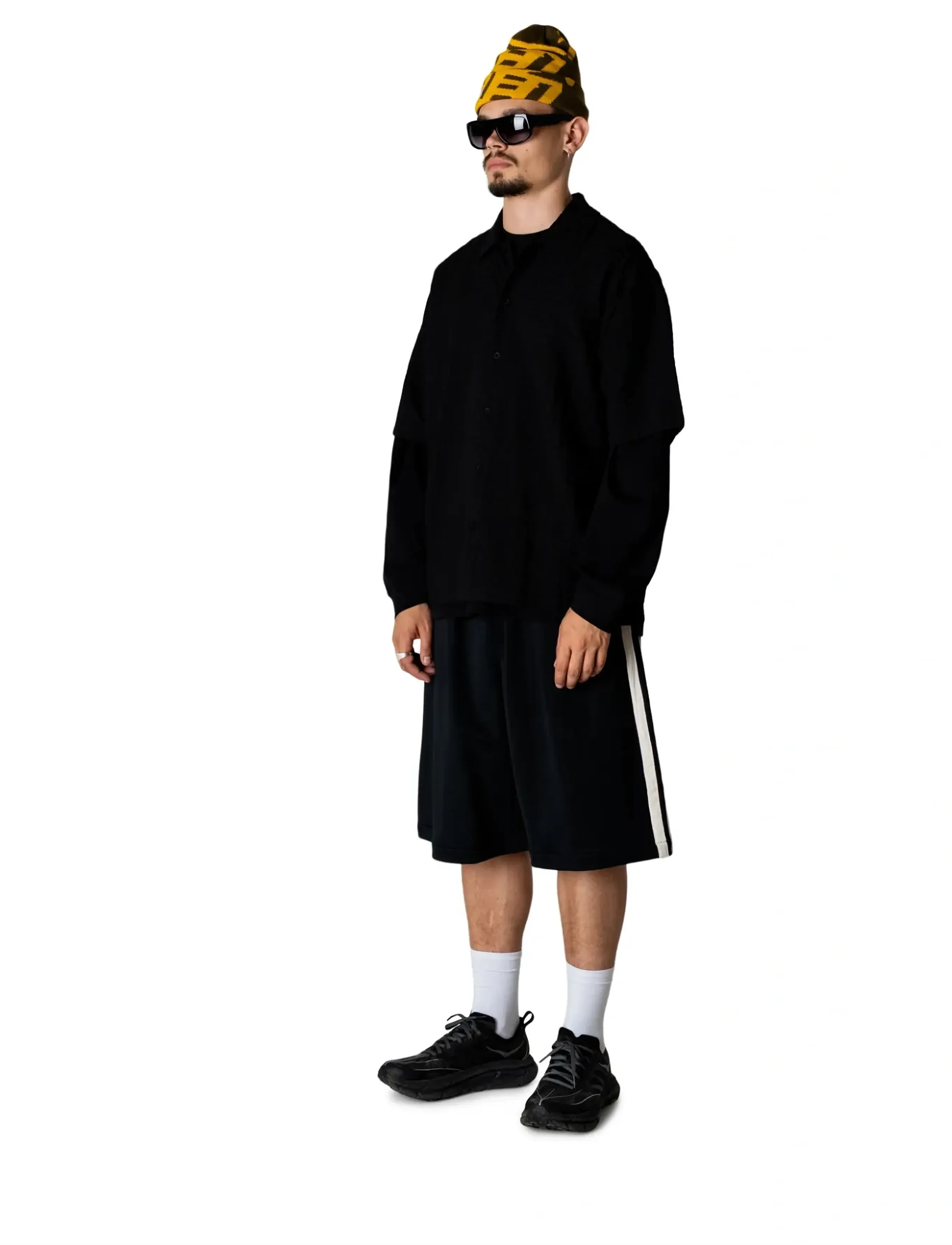 Woodbird - WBChang Track Shorts - casual shorts - black - 3
