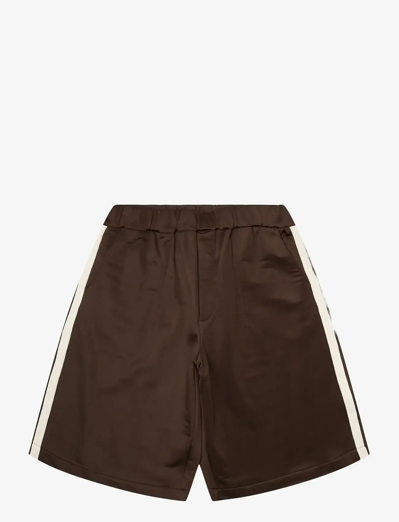 Woodbird - WBChang Track Shorts - casual shorts - dark brown - 1