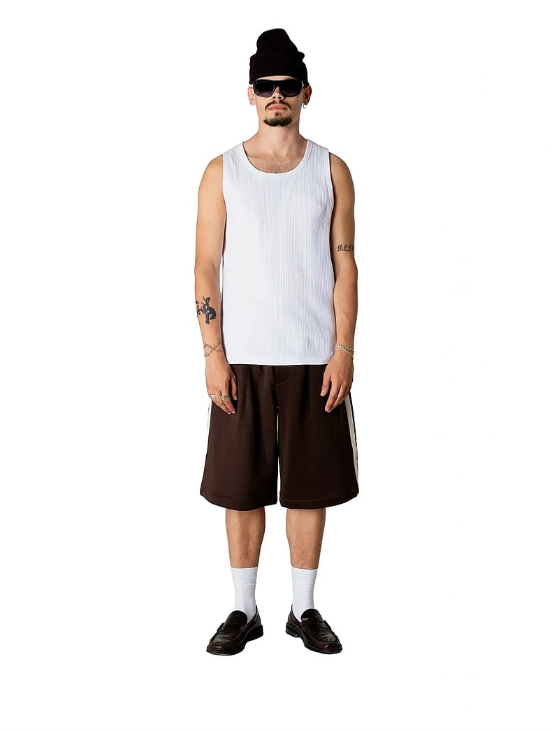 Woodbird - WBChang Track Shorts - casual shorts - dark brown - 0