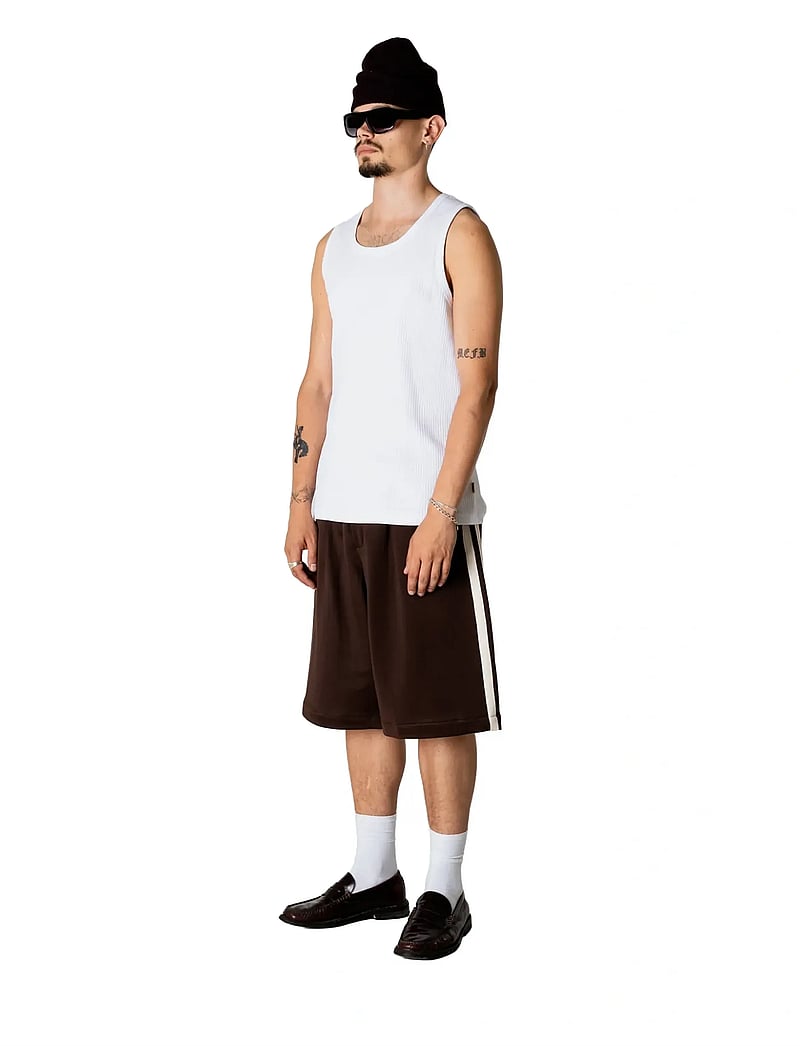 Woodbird - WBChang Track Shorts - casual shorts - dark brown - 3