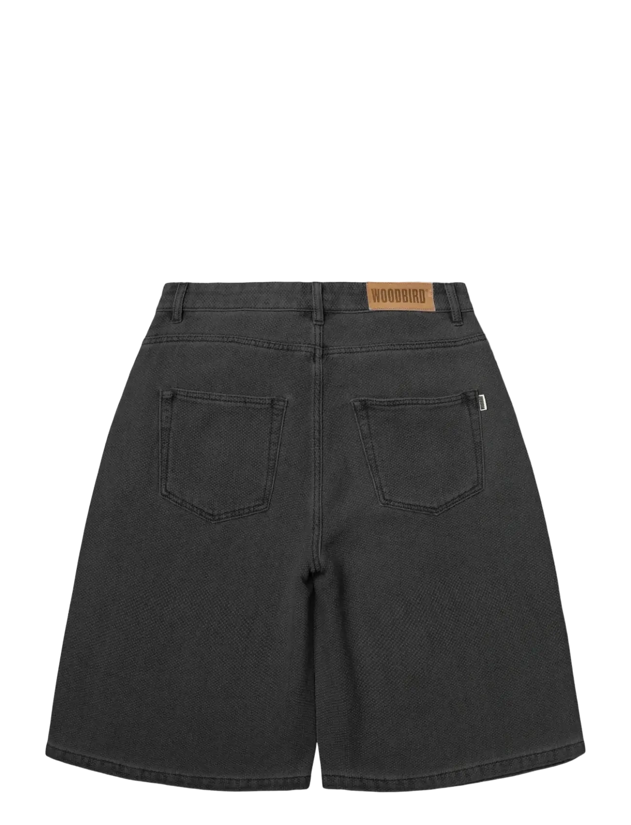 Woodbird - WBYuto Punch Shorts - lühikesed teksapüksid - black - 1