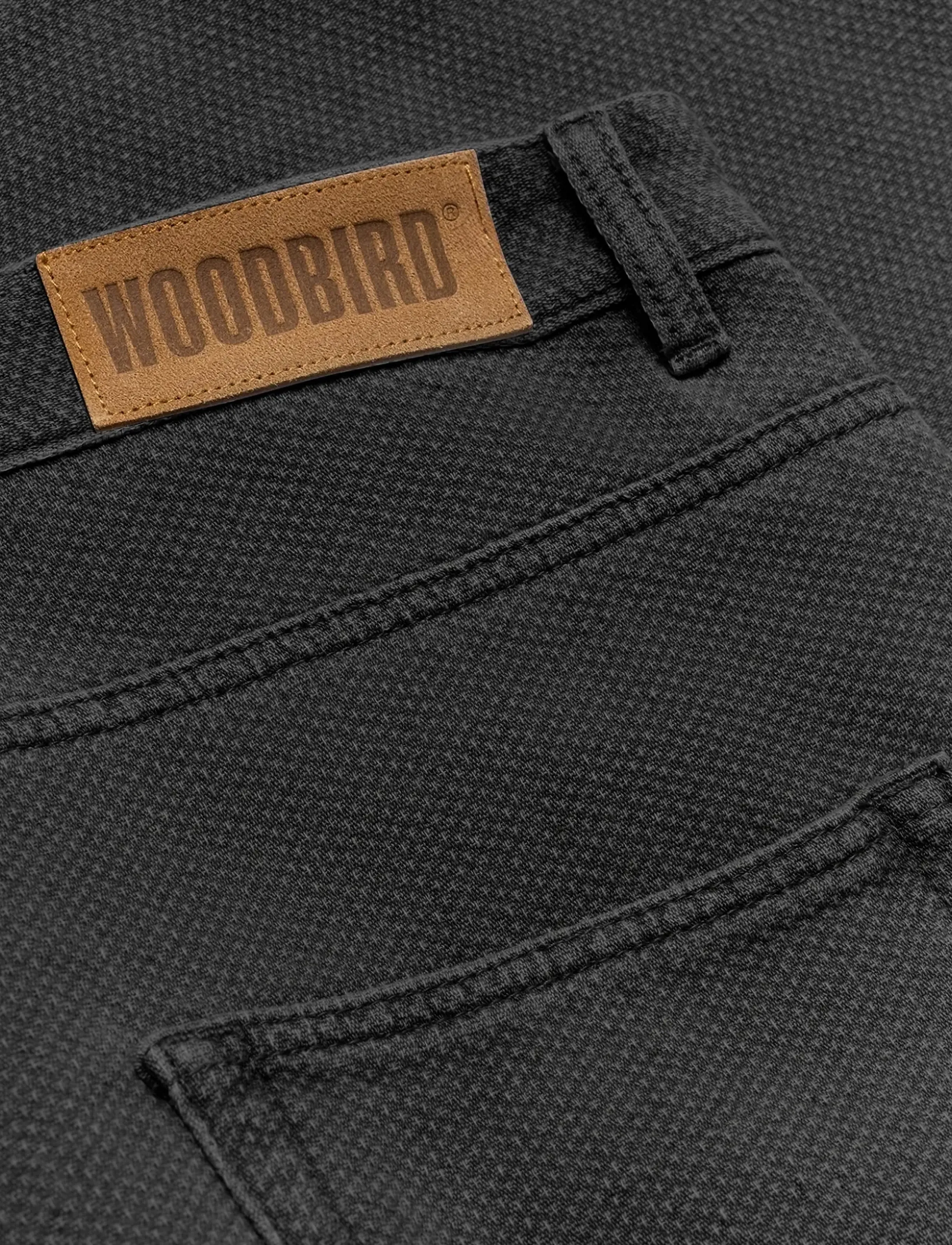 Woodbird - WBYuto Punch Shorts - lühikesed teksapüksid - black - 3