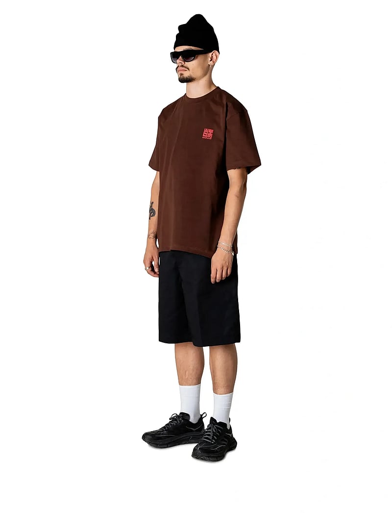 Woodbird - WBBaine Nopa Tee - lühikeste varrukatega t-särgid - dark brown - 3