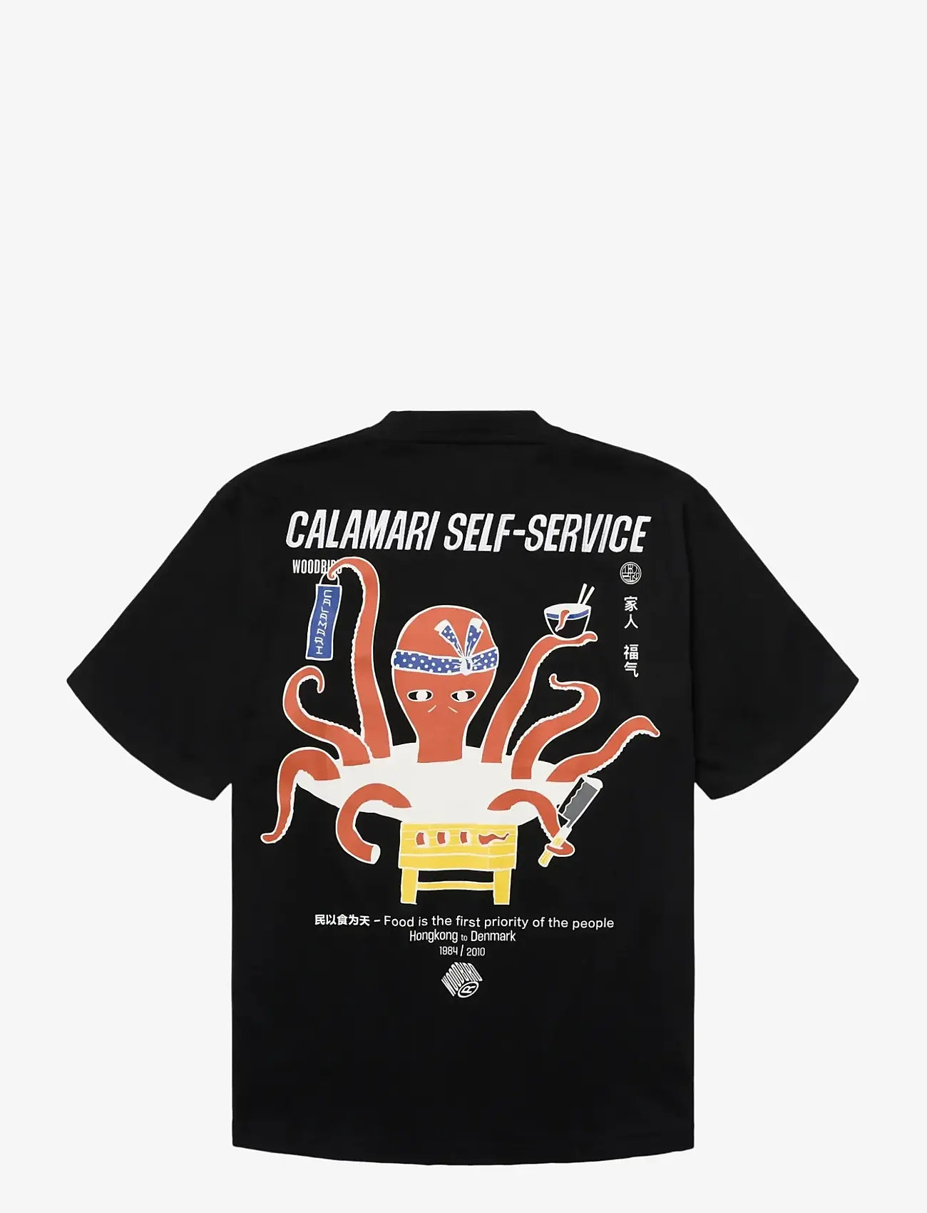 Woodbird - WBBaine Octo Tee - lühikeste varrukatega t-särgid - black - 2