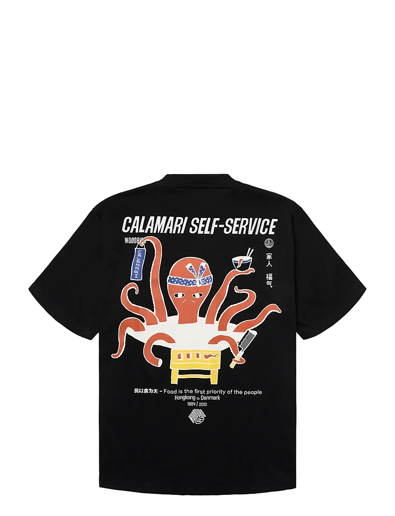 Woodbird - WBBaine Octo Tee - lühikeste varrukatega t-särgid - black - 2