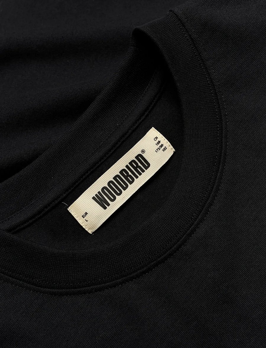 Woodbird - WBBaine Octo Tee - kurzärmelig - black - 5