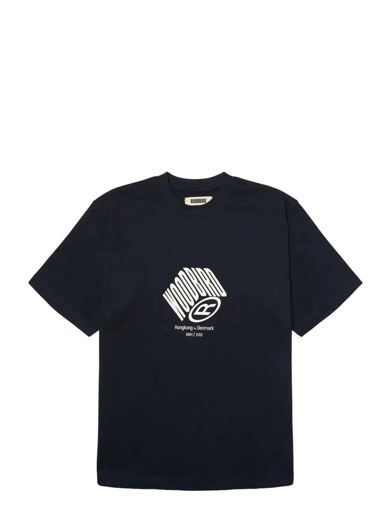 WOODBIRD Wbbaine Cube Tee Navy - M - Herren