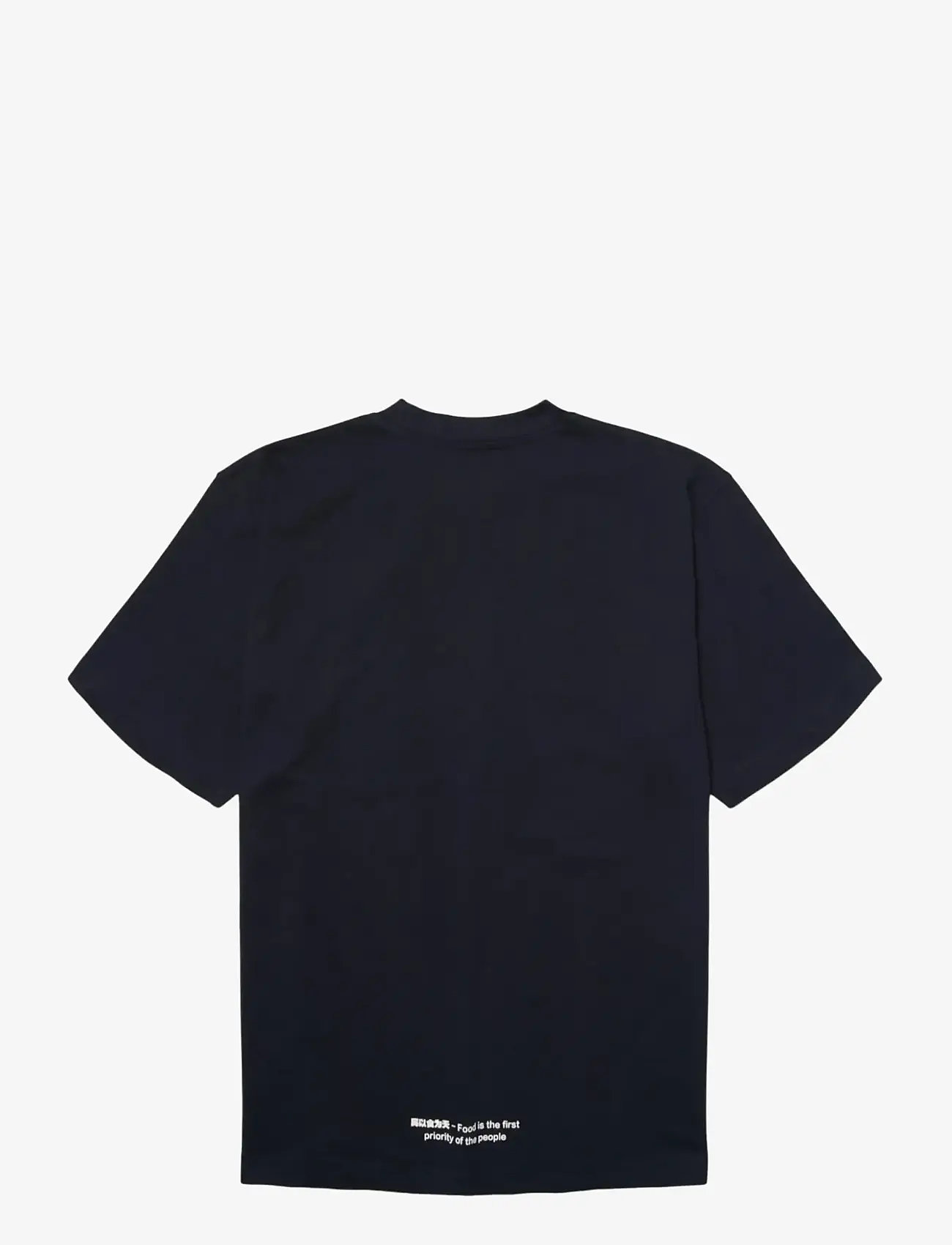 Woodbird - WBBaine Cube Tee - short-sleeved t-shirts - dark navy - 2