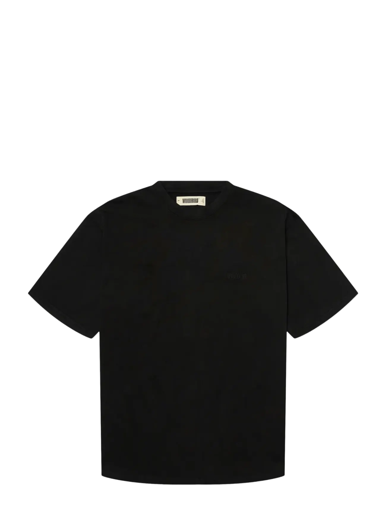 WOODBIRD Wbbaine Warp Acid Tee Schwarz - M - Herren