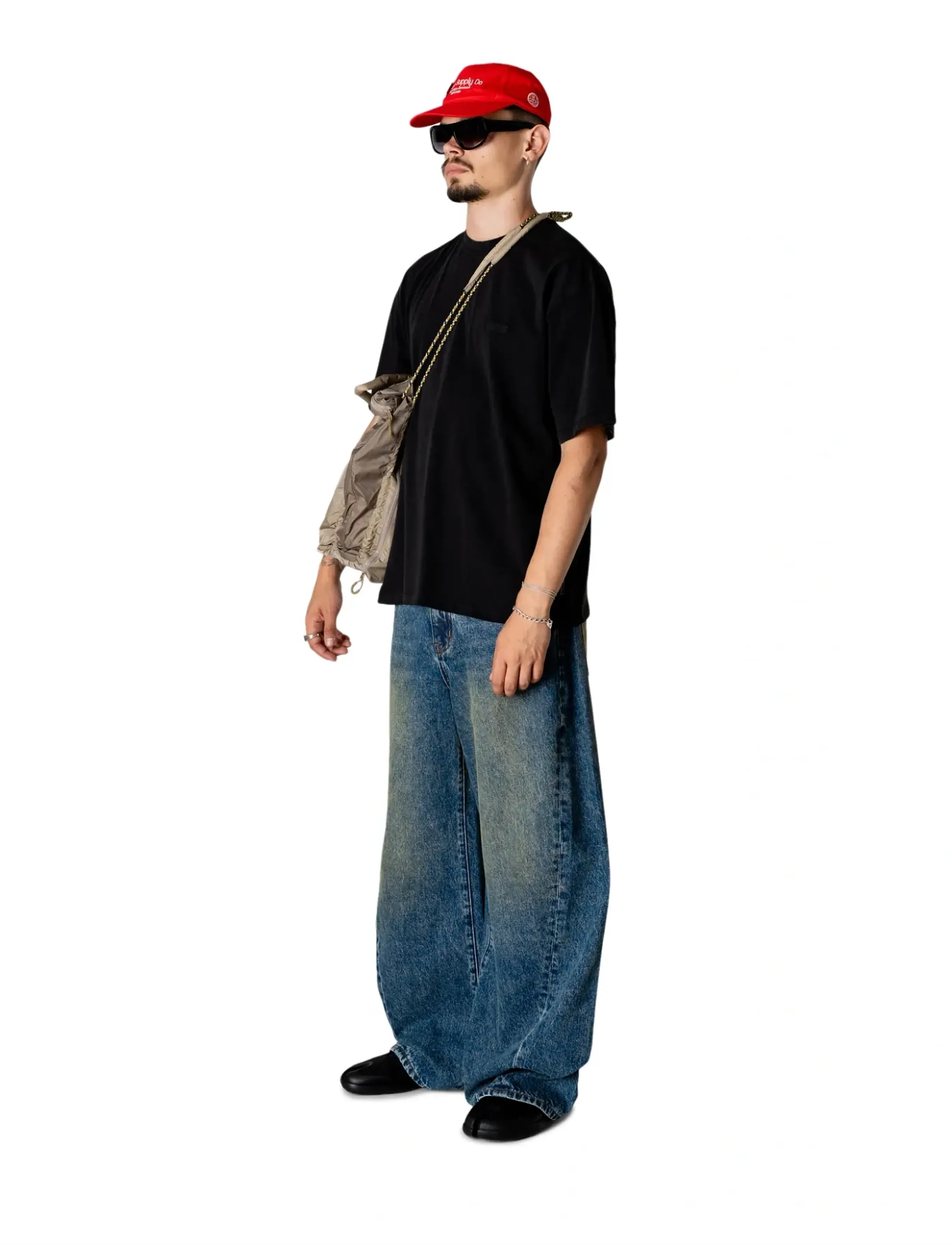 Woodbird - WBBaine Warp Acid Tee - lühikeste varrukatega t-särgid - washed black - 3