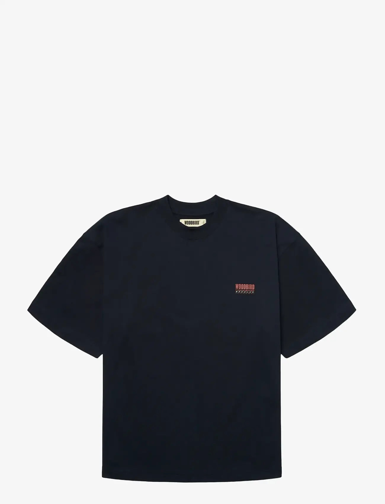 Woodbird - WBBeam Cart Tee - short-sleeved t-shirts - dark navy - 1