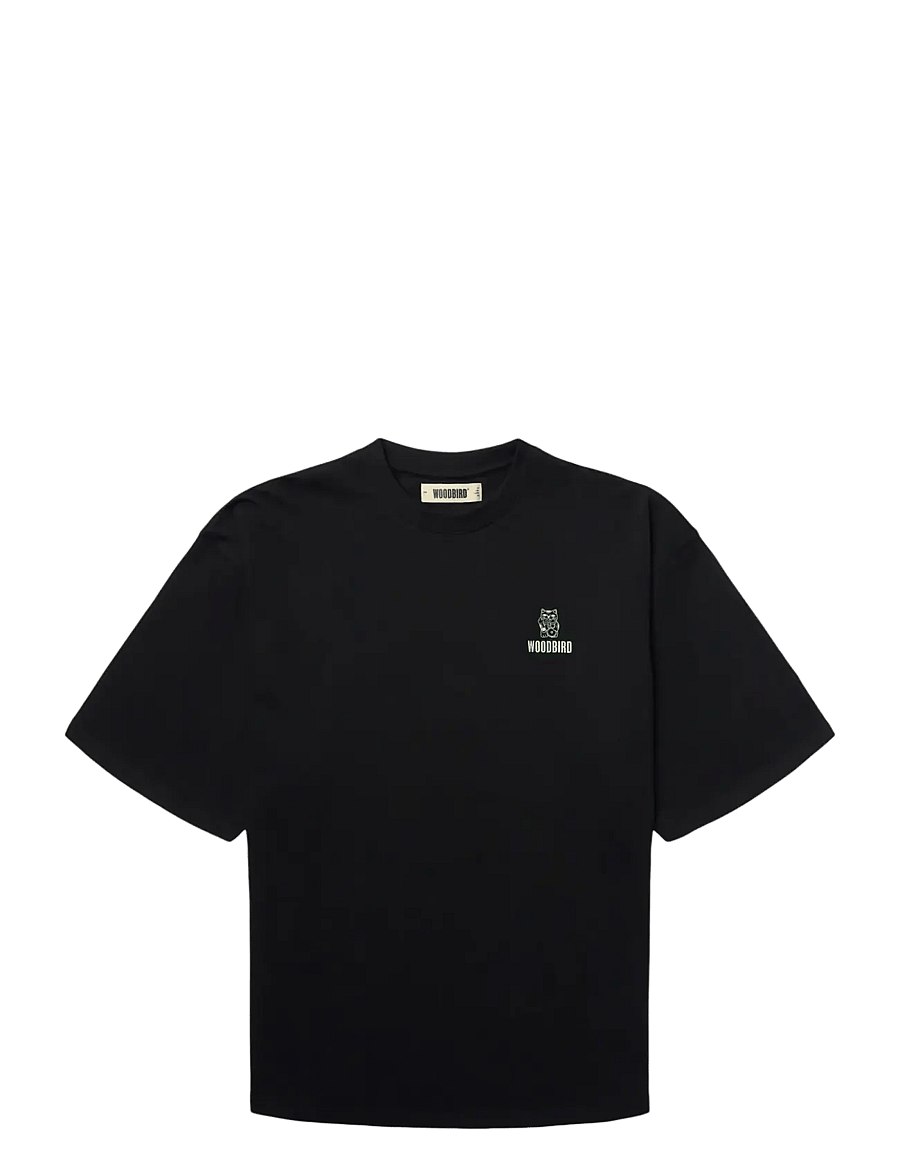 Woodbird - WBBeam Lucky Tee - kortärmade t-shirts - black - 1