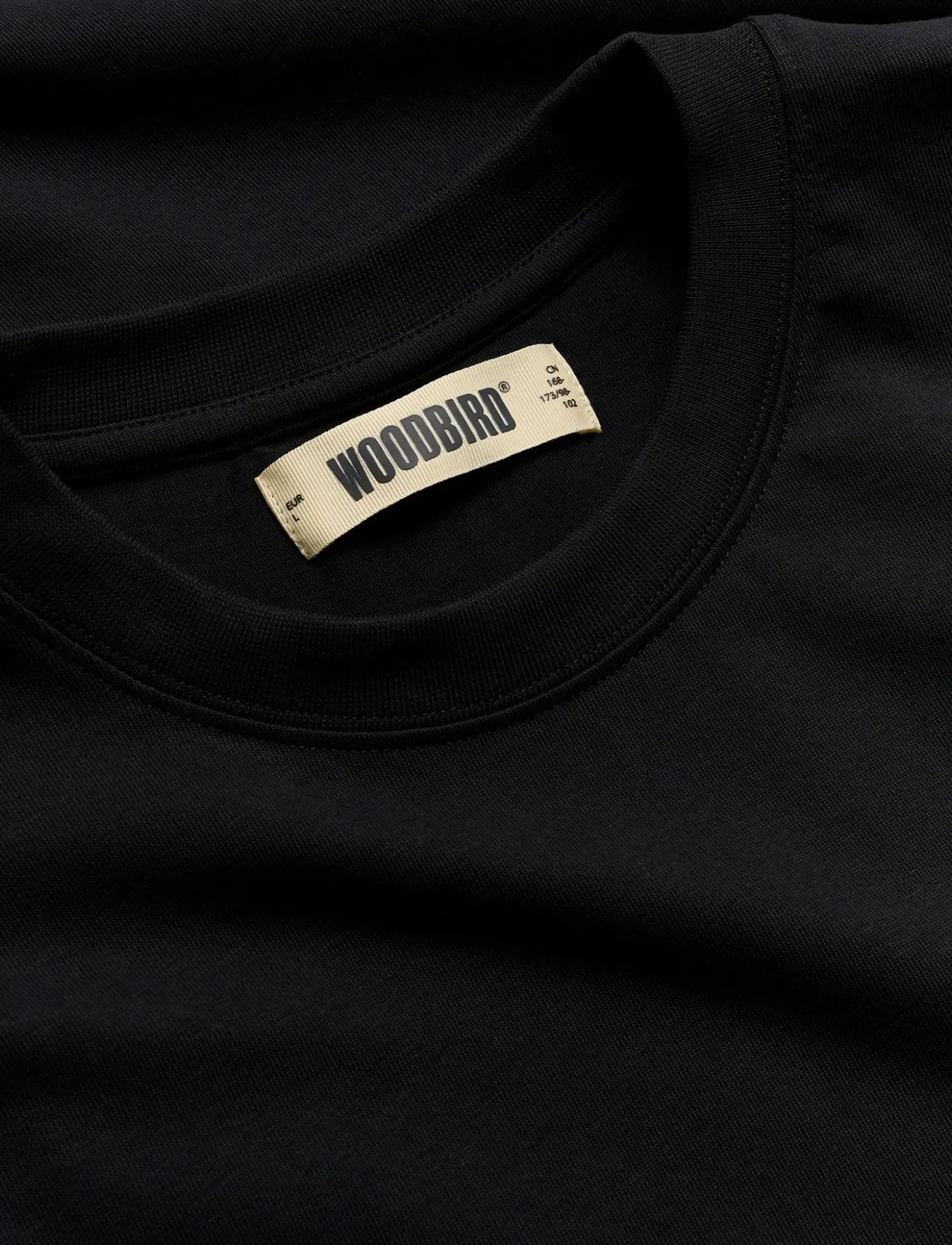 Woodbird - WBBeam Lucky Tee - kortärmade t-shirts - black - 5