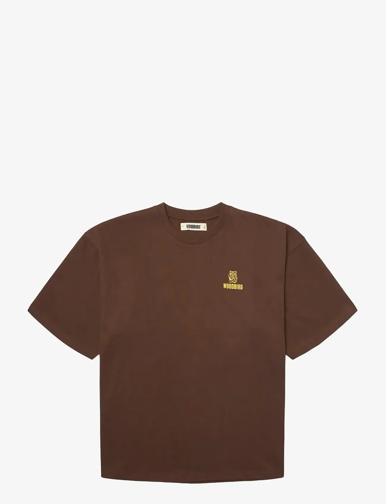 Woodbird - WBBeam Lucky Tee - kurzärmelig - dark brown - 0