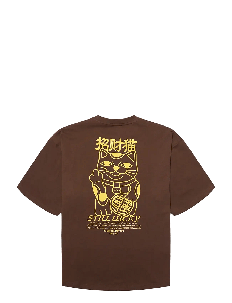Woodbird - WBBeam Lucky Tee - kurzärmelig - dark brown - 1