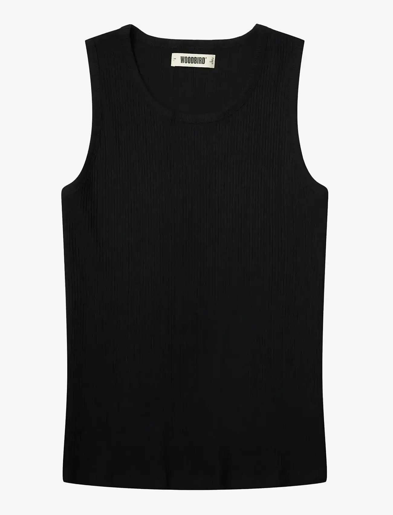 Woodbird - WBLee Tank Top - varrukateta särgid - black - 0