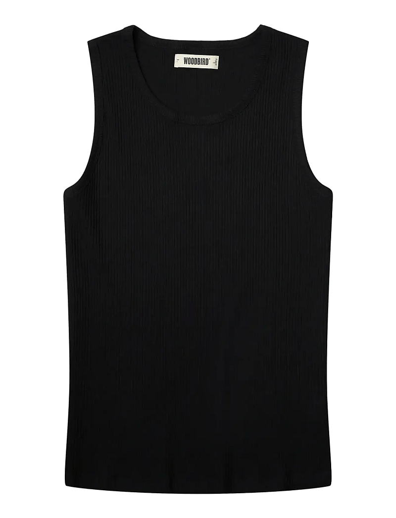 Woodbird - WBLee Tank Top - tank tops - black - 0