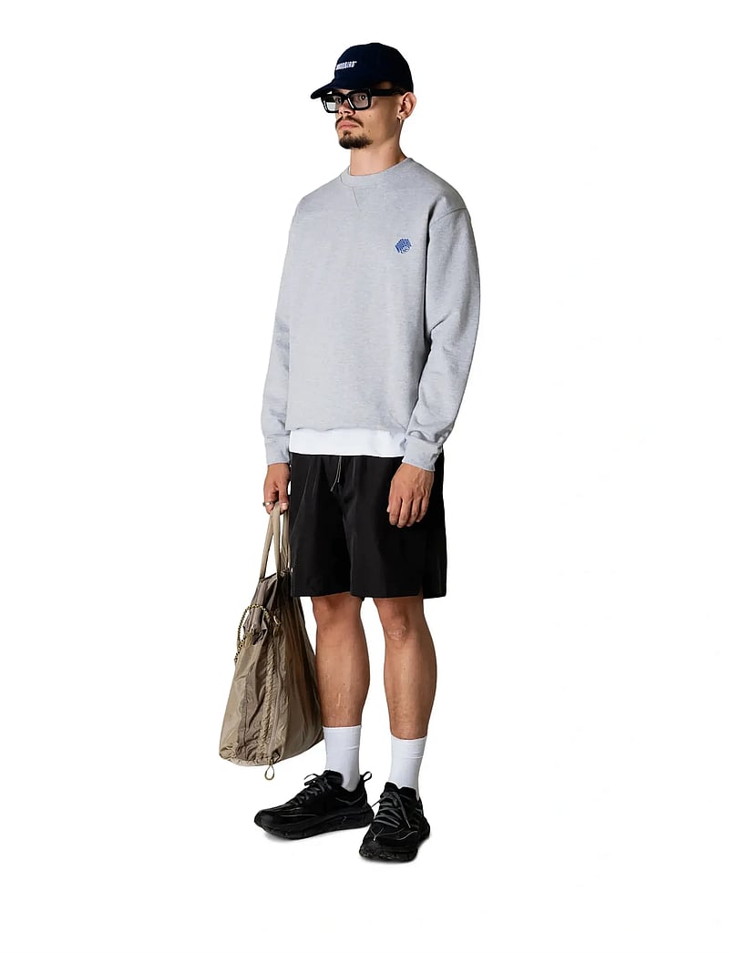 Woodbird - WBCane Octo Crew - rundhals - grey melange - 3