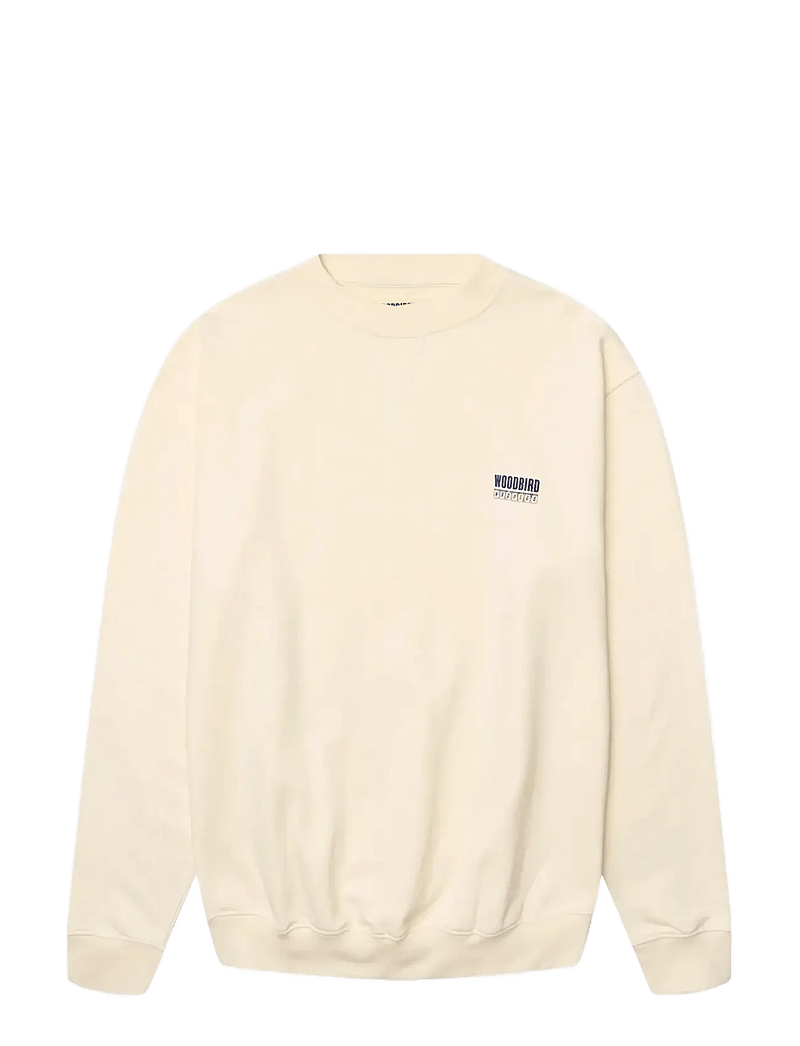 Woodbird - WBCane Cart Crew - rund hals - off white - 1