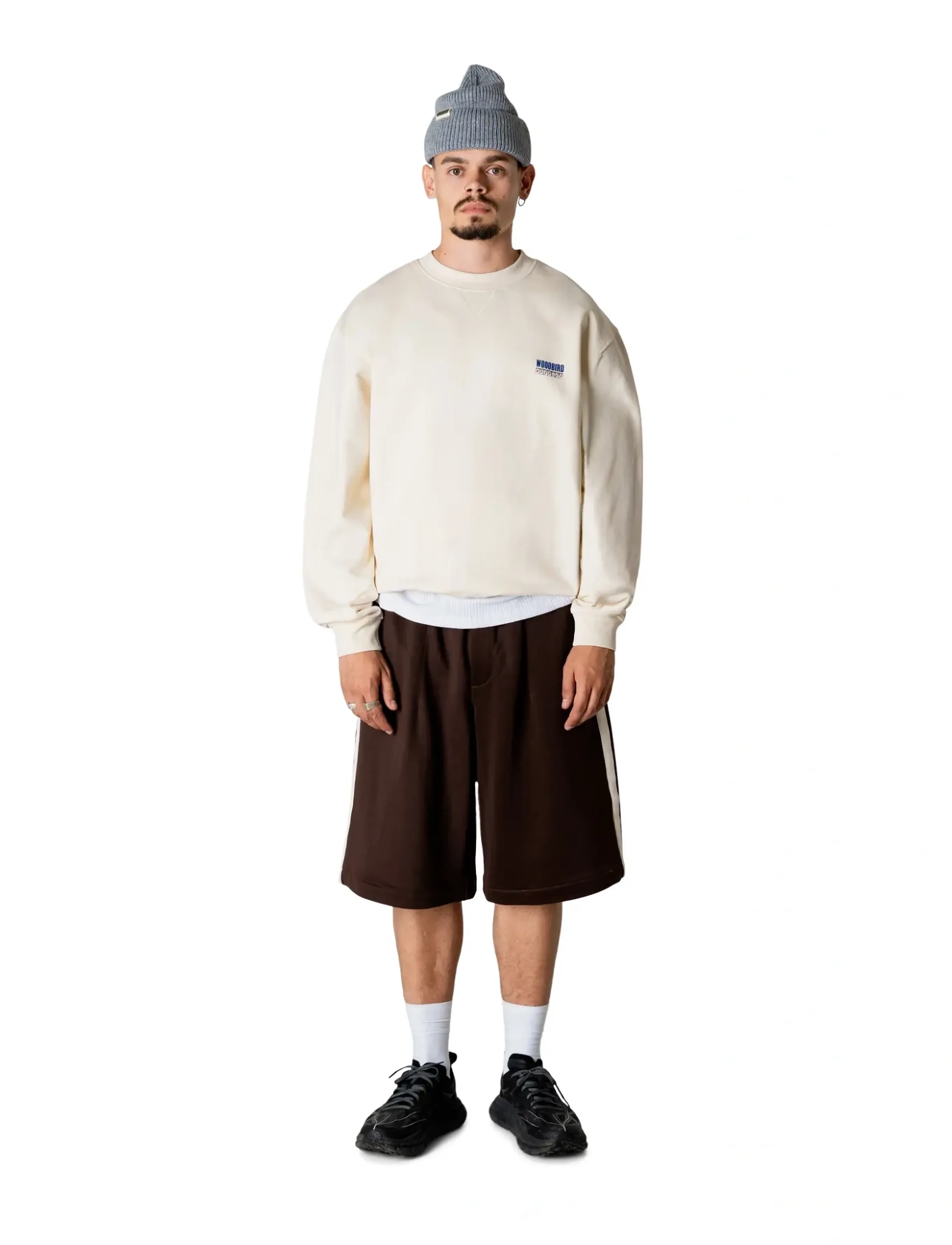 Woodbird WBCane Cart Crew - Rundhals - OFF WHITE / cream