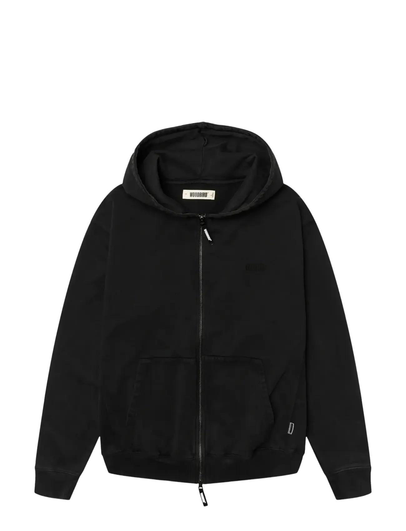 WOODBIRD Wbpacs Warp Acid Zip Hoodie Schwarz - L - Herren