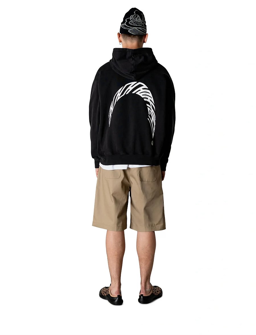 Woodbird - WBPacs Warp Acid Zip Hoodie - kapuzenpullover - washed black - 4