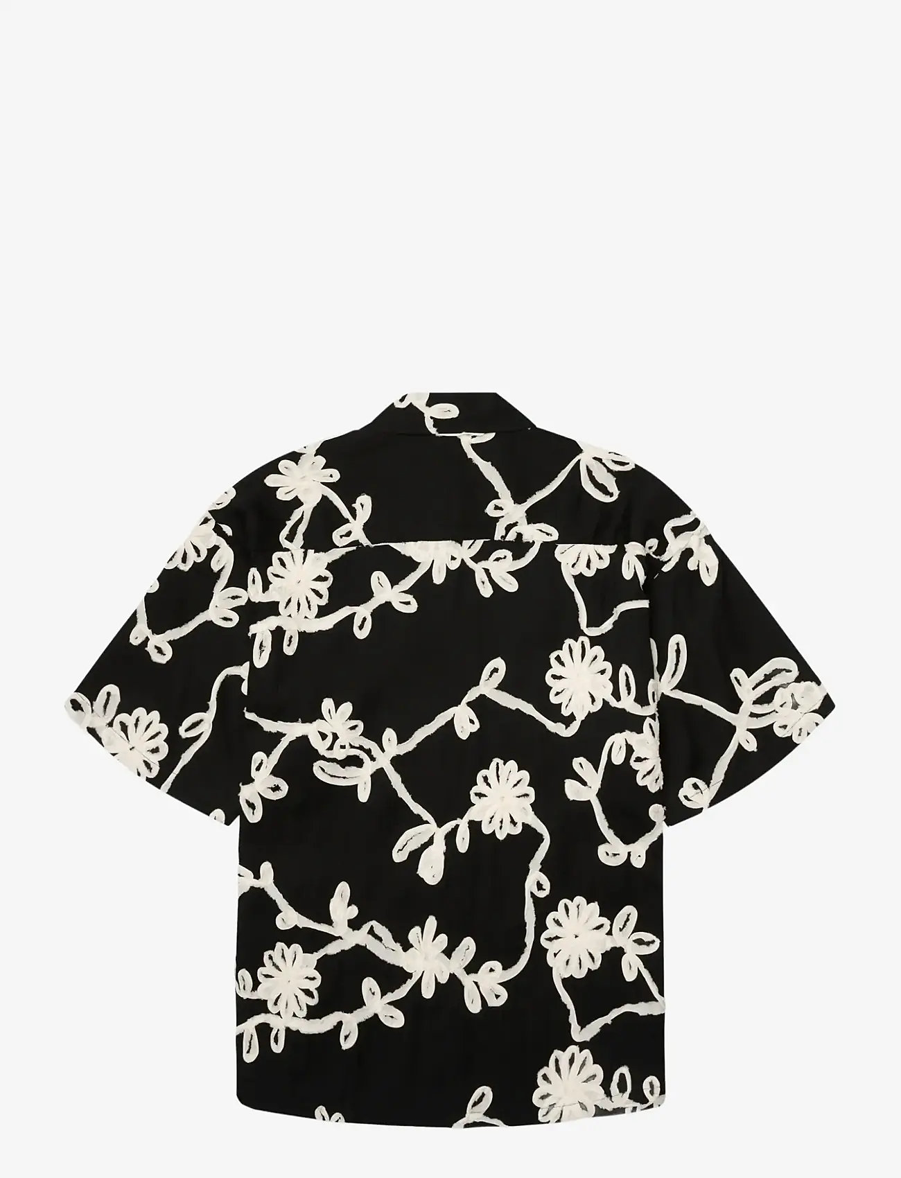 Woodbird - WBWang Bind Shirt - mønstrede skjorter - black - 2