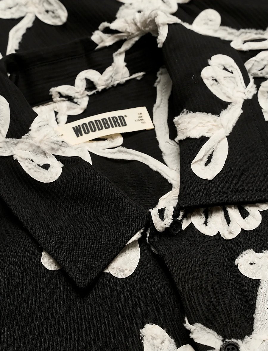 Woodbird - WBWang Bind Shirt - overhemden met patroon - black - 5
