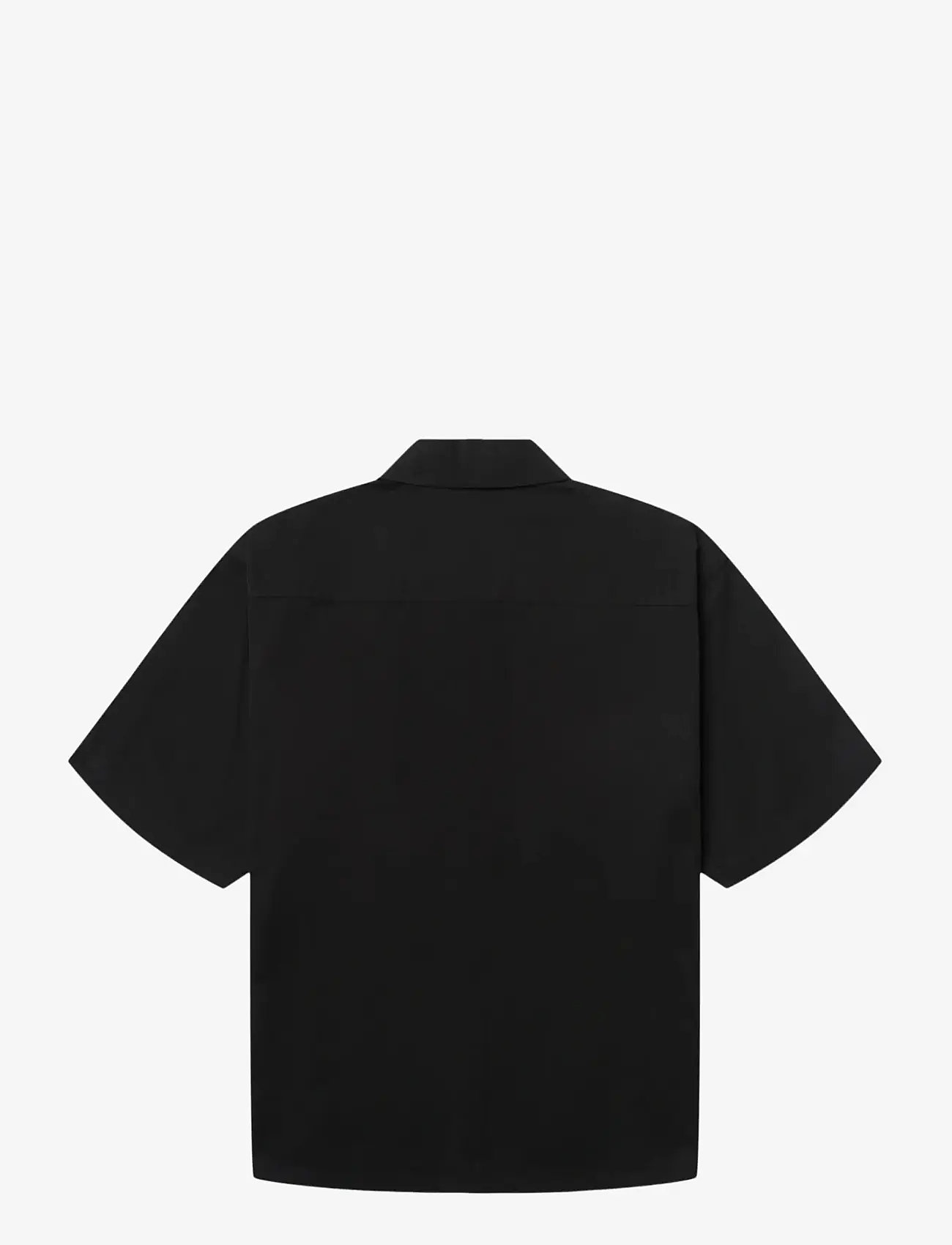 Woodbird - WBWang Carp Shirt - kortærmede skjorter - black - 2