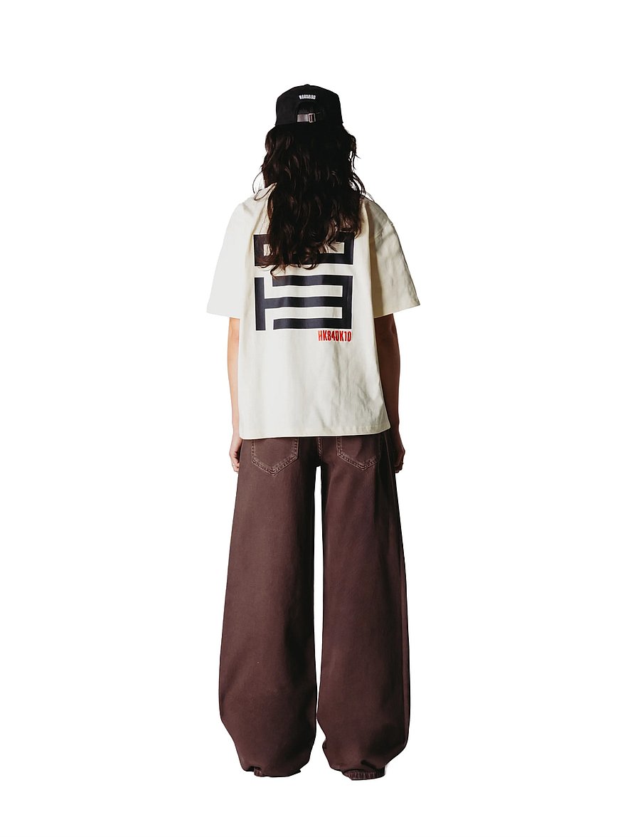 Woodbird - WBAya Brown Jeans - laia säärega teksad - brown - 4