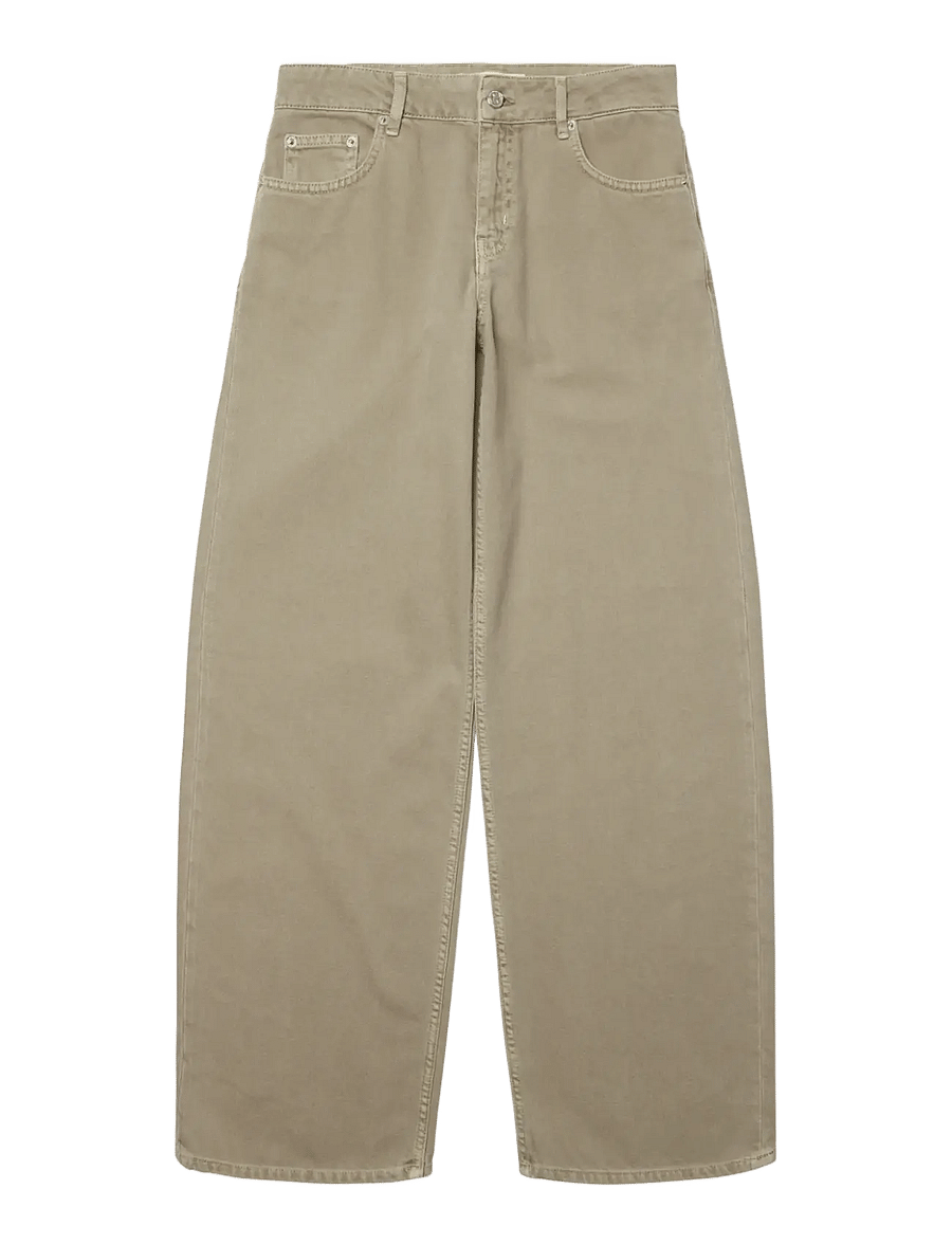 Woodbird - WBAya Base Jeans - barrel-teksad - sand - 1
