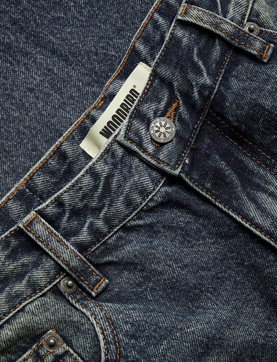 Woodbird - WBVega twisted Jeans - barrel-teksad - blue vintage - 5