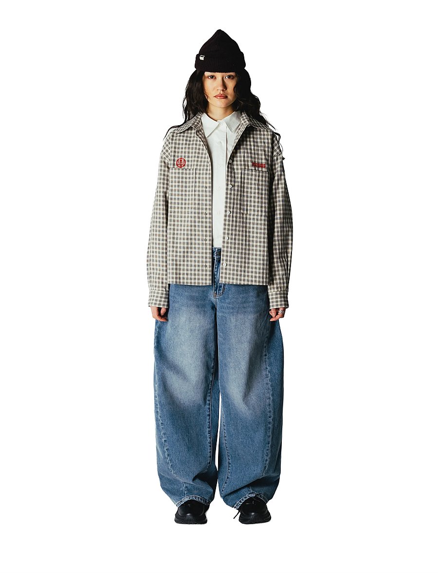 Woodbird - WBVega Light B Jeans - barrel-teksad - blue vintage - 0