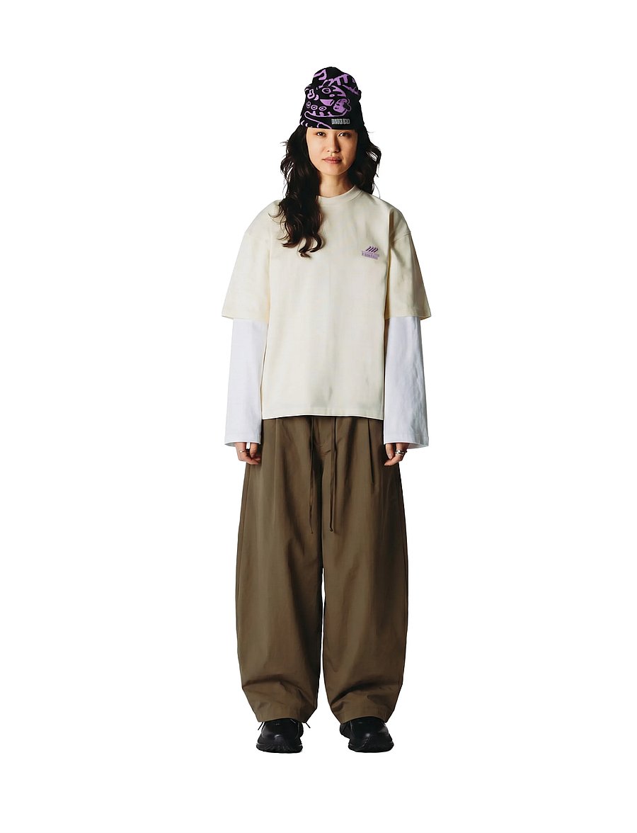 Woodbird - WBGaia Pants - barrel-bukser - brown - 0