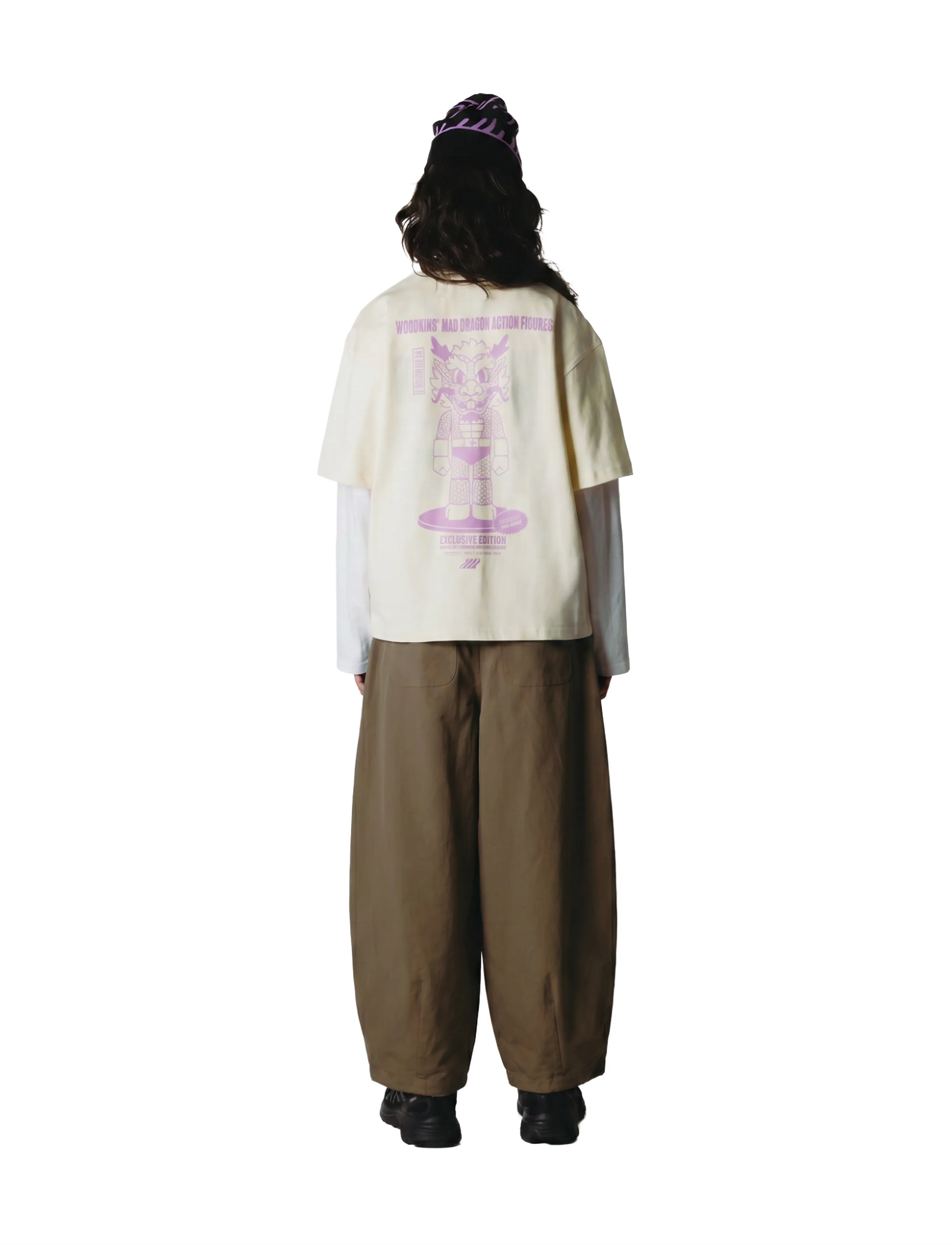 Woodbird - WBGaia Pants - barrel-bukser - brown - 4