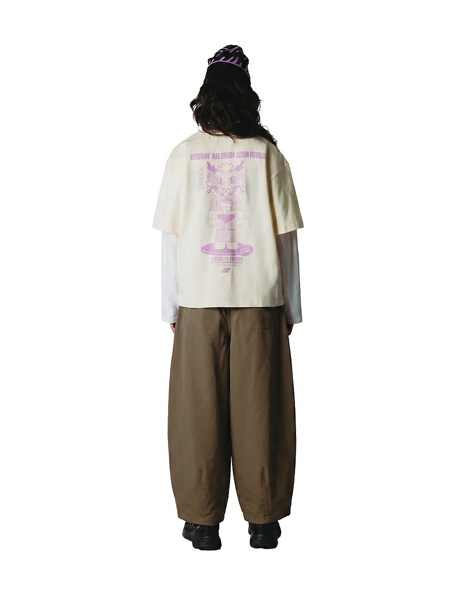 Woodbird - WBGaia Pants - barrel-bukser - brown - 4