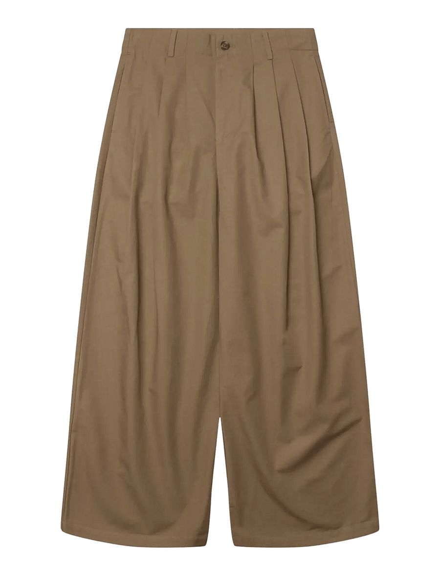 Woodbird - WBMari Pants - bukser med brede ben - brown - 1